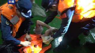 南海搜救不停歇 中国海警夜间救起2名越南落水船员