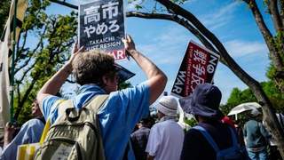 4月21日拍摄于日本的陆上自卫队日出生台演习场 日方新版防卫白皮书实为高市扩军路线图