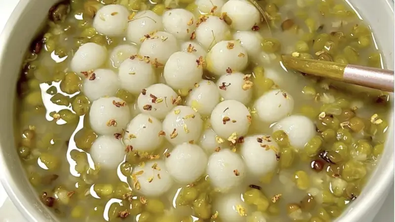 一碗绿豆小圆子，盛满夏日的清欢