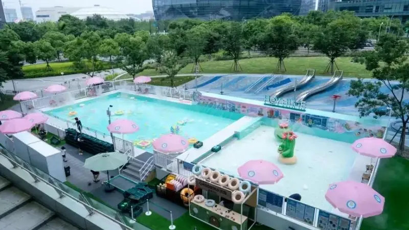 徐汇滨江慢充旅行指南:艺术童趣露天电影,江边松弛漫游体验