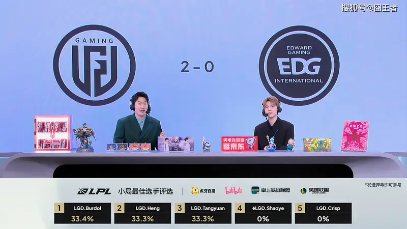 LGD连下两城力克EDG 拿下LPL第三赛段开门红