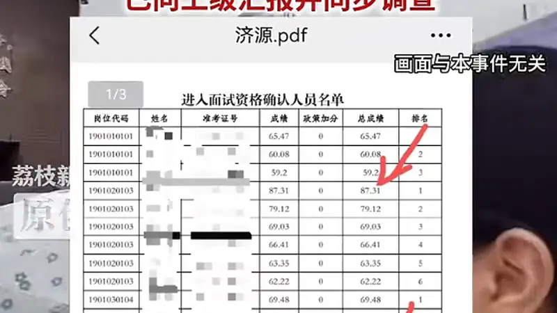 河南三支一扶考试现高分精准对应岗位引争议 正态分布疑遭破坏